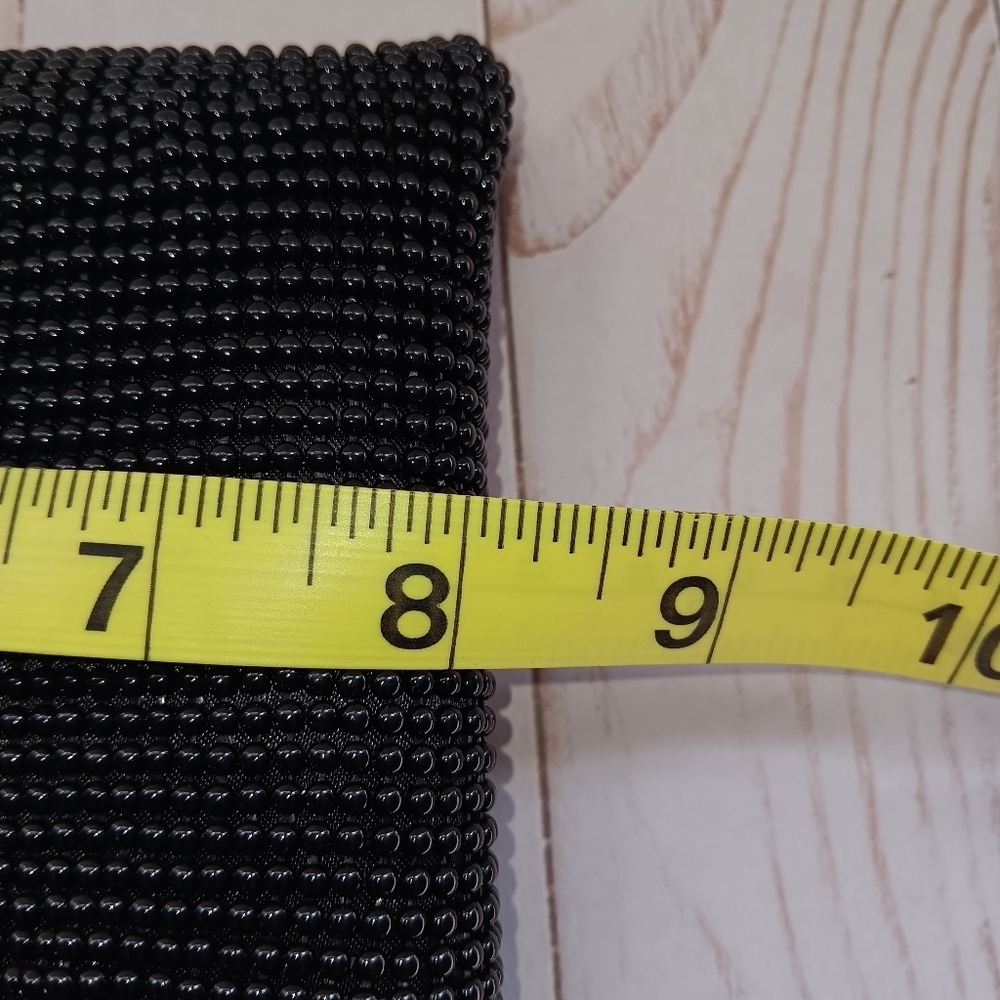 La Regale Mesh Evening Party Small Purse Chain Link Strap - Picture 12 of 15